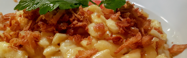 Foto von bio-Käsespätzle
